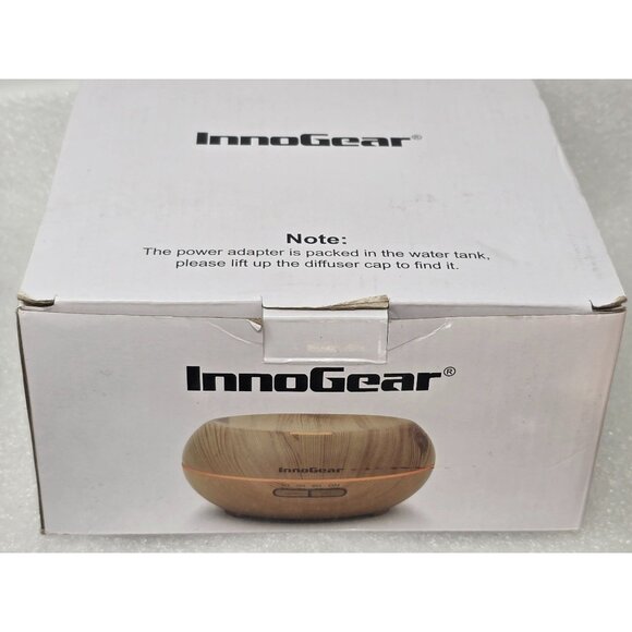 Innogear Aromatherapy Essential Oil Diffuser 7 LED Colors Adjustable Brightness - Picture 1 of 3